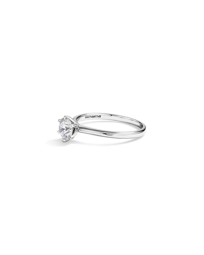 Michael Hill Solitaire Engagement Ring with a 0.70 Carat TW Diamond with the De Beers Code of Origin in Platinum