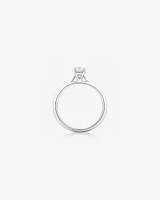 Evermore Certified Solitaire Engagement Ring with a Carat TW Diamond in 14kt White Gold