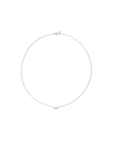 Collier avec 0,25 carat TW de diamants en or blanc 18 kt