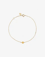 Bracelet with Citrine in 10kt Yellow Gold