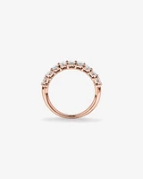 1.17 Carat TW Oval Laboratory-Grown Diamond Wedding Ring in 14kt White Gold