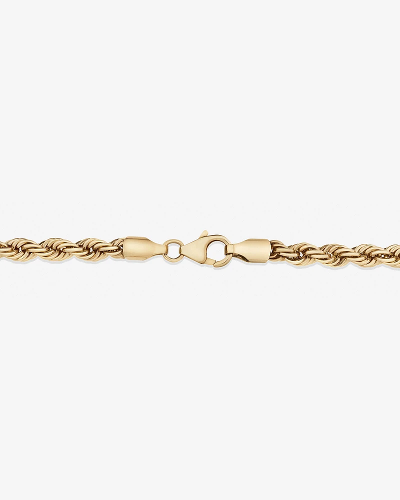 55cm (22") Rope Chain in 10kt Yellow Gold