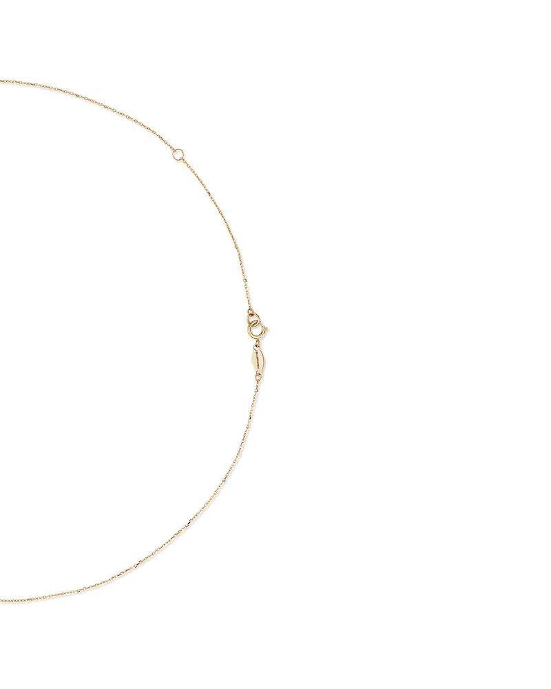 45cm (18") Bead Cable Chain in 10kt Yellow Gold