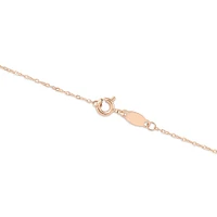 45cm (17") 0.95mm Width Solid Cable Chain In 10kt  Rose Gold