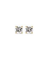 Carat TW Laboratory-Grown Diamond Solitaire Stud Earrings in 14kt Gold