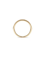 0.25 Carat TW Channel Set Diamond Wedding Ring in 14kt Yellow Gold