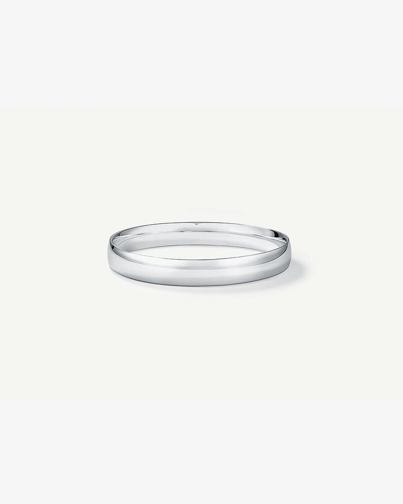 Jonc Rond Massif de 10mm en Argent Sterling