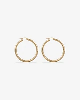 30mm Hoop Earrings in 10kt Yellow Gold