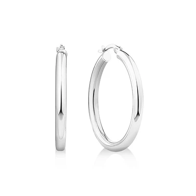 Anneaux de 25 mm en argent sterling