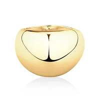 Wide Dome Ring in 10kt Yellow Gold