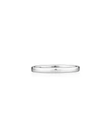 2mm Lite Half Round Wedding Band in 10kt White Gold