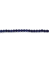 Bracelet de perles en sodalite bleue avec argent sterling