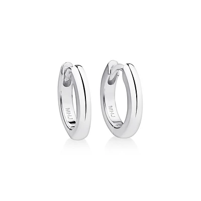 14mm Huggie Earring in Sterling Silver