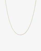 50cm (20") Fine Rolo Chain in 10kt Yellow Gold