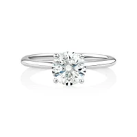 Carat Laboratory-Grown Diamond Ring in 14kt White Gold