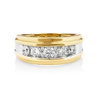 Men's Ring with 1 1/4 Carat TW of Diamonds in 14kt Yellow Gold