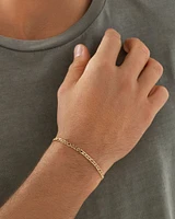 19cm (7.5") Double Oval Curb Bracelet in 10kt Yellow Gold