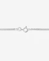 50cm (20") 2mm Width Curb Chain in Sterling Silver