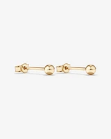 3mm Ball Stud Earrings in 10kt Rose Gold