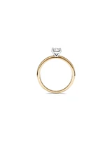 Carat TW Round Brilliant Diamond Solitaire Engagement Ring in 14kt White Gold