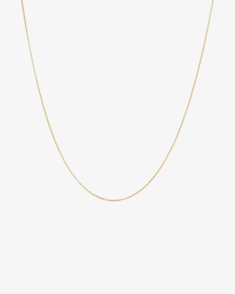 60cm (24") Solid Belcher Chain in 10kt Yellow Gold