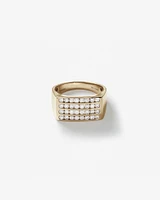 Men's Ring with 1.03 Carat TW of Diamonds in 10kt Yellow Gold