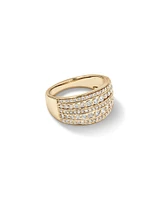 0.70 Carat TW Infinite Diamonds Ring in 10kt Yellow Gold