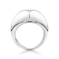 Wide Dome Ring in Sterling Silver