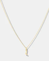 O Initial Pendant in 10kt Yellow Gold