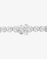 8.00 Carat TW Diamond Tennis Bracelet in 14kt White Gold