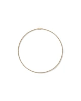 4.00 Carat TW Tennis Necklace in 18kt Yellow Gold