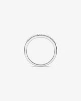 Wedding Ring with 0.10 Carat TW of Diamonds in 14kt White Gold