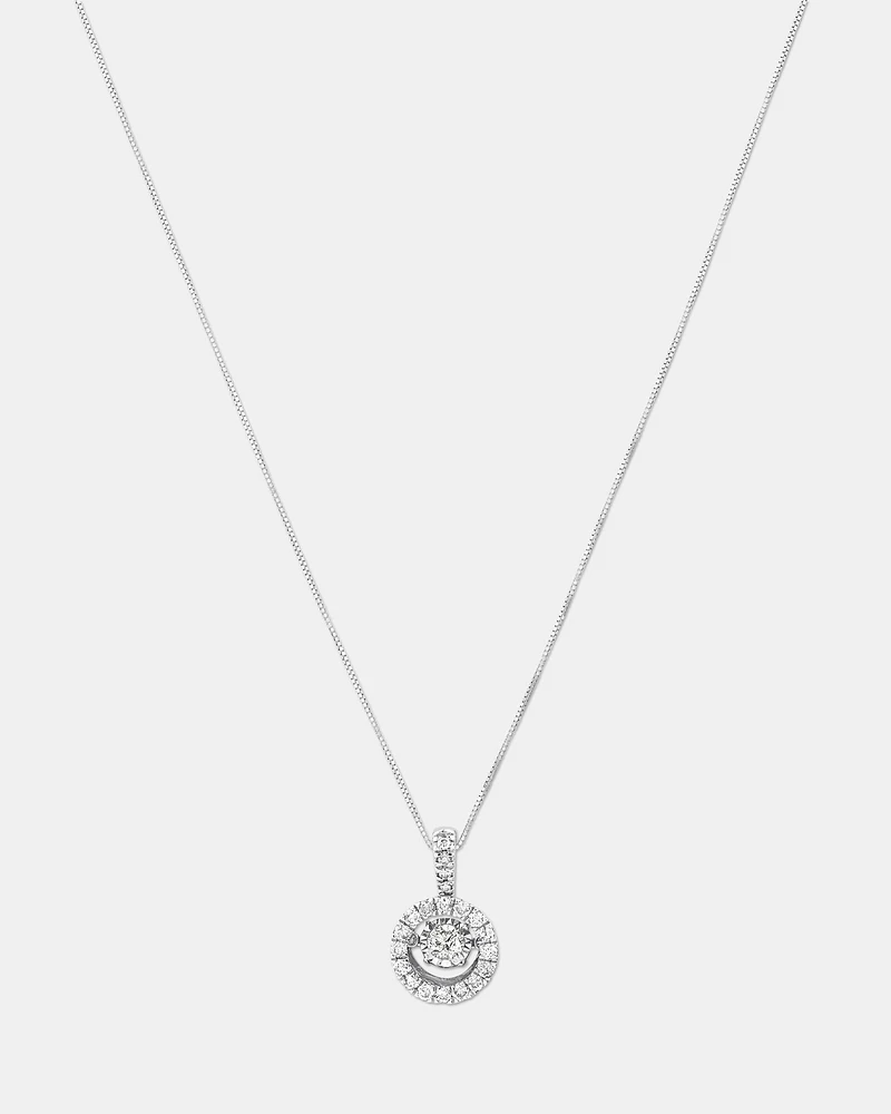 Everlight Pendant with 0.50 Carat TW of Diamonds in 14kt White Gold