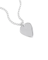 INXS Kirk Pengilly Engraved Guitar Pick Pendant with Chain in Recycled Sterling Silver