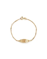 14cm (5.5") Baby Identity Bracelet in 10kt Yellow Gold