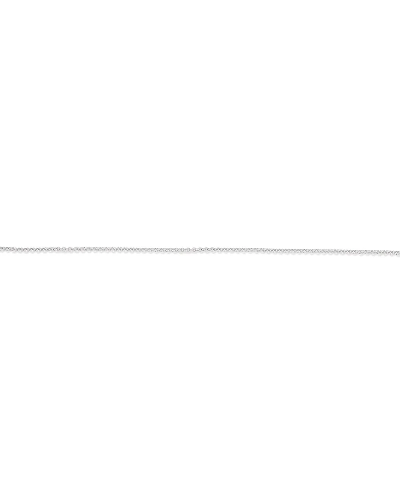 26cm (10.2") 1mm Width Belcher Chain Anklet in Sterling Silver