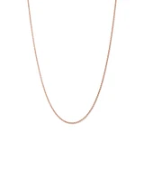 60cm (24") Hollow Belcher Chain in 10kt Yellow Gold