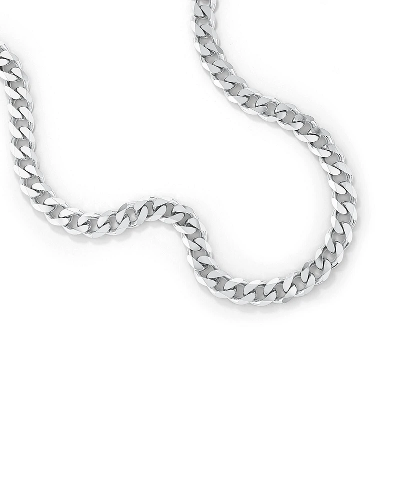 13mm Curb Chain in Sterling Silver