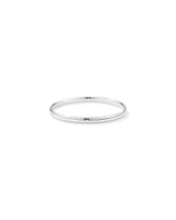 5.7mm Solid Round Bangle in Sterling Silver