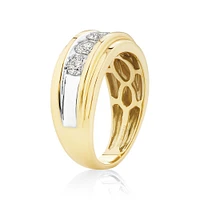 Men's Ring with 1 1/4 Carat TW of Diamonds in 14kt Yellow Gold