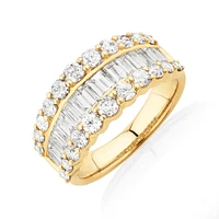 Ring with 2 Carat TW of Diamonds in 14kt White Gold