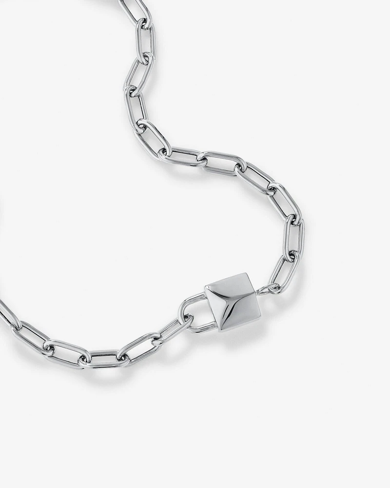 Signature Lock Bracelet in Sterling Silver