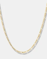 60cm (24") 2.5mm-3mm Width Hollow Figaro Chain in 10kt Yellow Gold