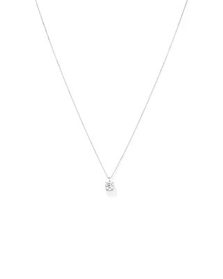 1.00 Carat TW Laboratory-Grown Diamond Solitaire Pendant in 14kt Gold