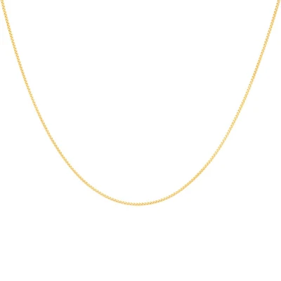 45cm (18") Serpentine Chain in 10kt Yellow Gold
