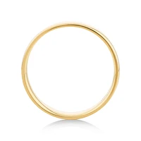 6mm Half Round Polished Wedding Band 10kt Yellow Gold
