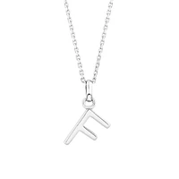 "Z" Initial Pendant in Sterling Silver