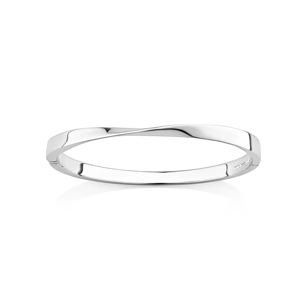 Dancing Mystical Sunshine Sterling Silver Bangle Bracelet