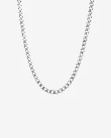 60cm (24") 7.2mm Width Curb Chain in Sterling Silver