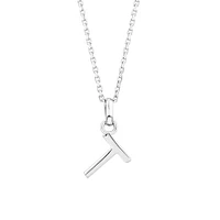 "Z" Initial Pendant in Sterling Silver